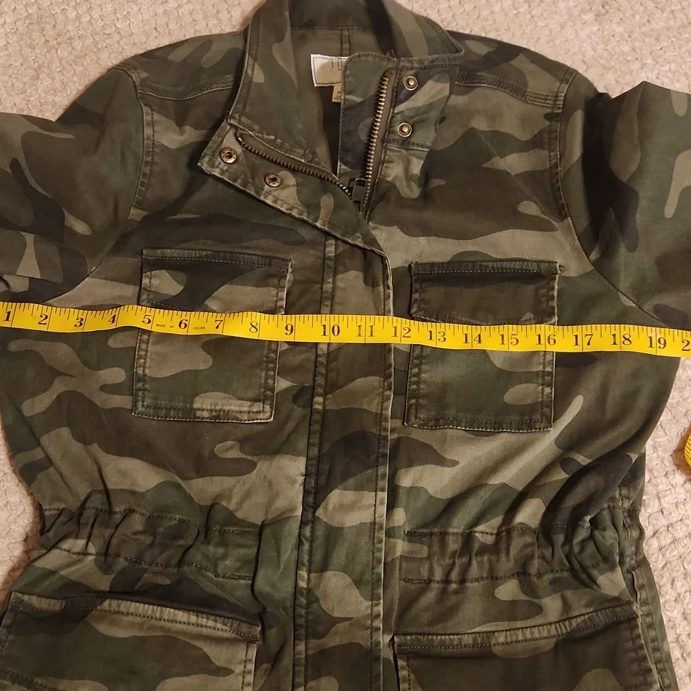 Time and Tru Green Utility Jacket - Picture 6 of 8